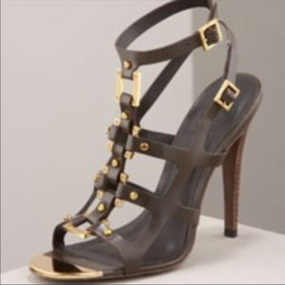 Tory Burch Francesca Gladiator Sandals Heels 7.5